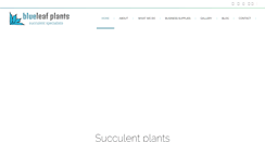 Desktop Screenshot of blueleafplants.co.uk