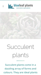 Mobile Screenshot of blueleafplants.co.uk